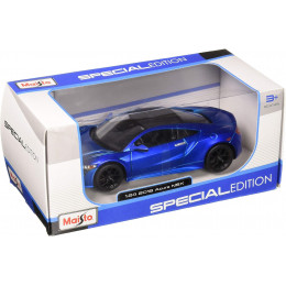 2018 Acura NSX Blue with Black Top 1/24 Diecast Model Car by Maisto