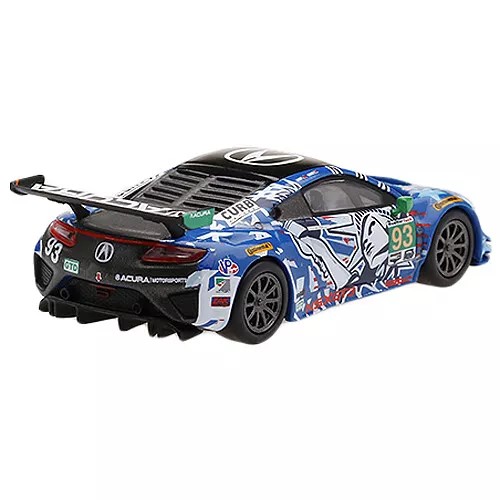 Acura NSX GT3 #93 'Statue of Liberty' 2017 IMSA Watkins Glen Limited Edition to 3600 pieces Worldwide 1/64 Diecast Model Car by Mini GT
