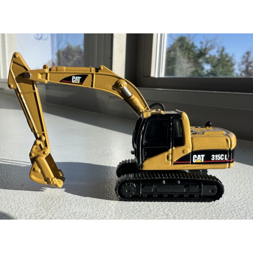 CAT Caterpillar 315C L Hydraulic Excavator Yellow 1/87 (HO) Diecast Model by Diecast Masters