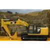 CAT Caterpillar 320F L Hydraulic Excavator Yellow and Black 1/64 Diecast Model by Diecast Masters