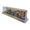 CAT Caterpillar CT681 Day Cab Tractor Yellow with Lowboy Trailer and CAT 950G Wheel Loader Yellow 1/87 (HO) Diecast Model by Diecast Masters