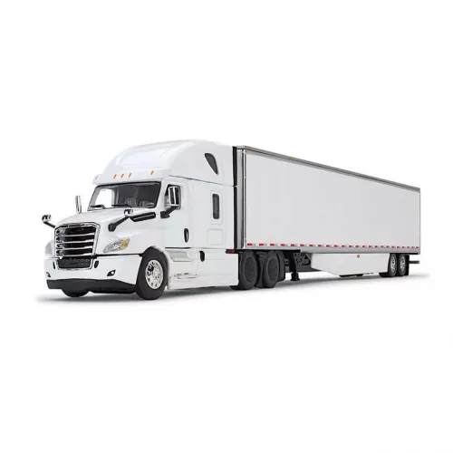 53' Dry Cargo Van Trailer White 'Transport Series' 1/50 Diecast Model by Diecast Masters