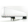 53' Dry Cargo Van Trailer White 'Transport Series' 1/50 Diecast Model by Diecast Masters