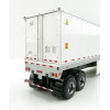 53' Dry Cargo Van Trailer White 'Transport Series' 1/50 Diecast Model by Diecast Masters