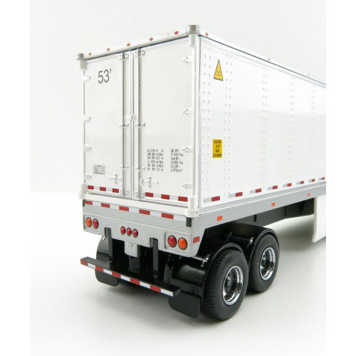 53' Dry Cargo Van Trailer White 'Transport Series' 1/50 Diecast Model by Diecast Masters